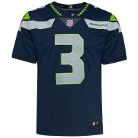 Seattle Seahawks NFL Nike #3 Russell Wilson Mężczyźni Piłka do futbolu amerykańskiego Koszulka