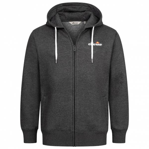 ellesse Klemerio Full Zip Heren Hooded Sweatjas SOP23857-Dk Grijs
