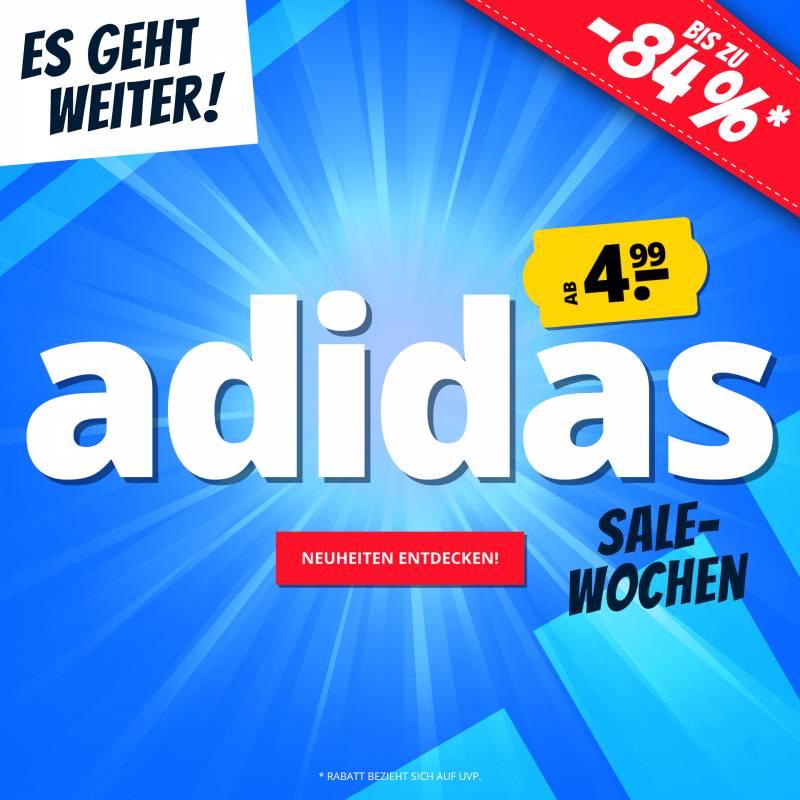 adidas Wochen - Der Sale geht weiter!