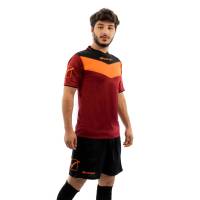 Givova Kit Campo Set Shirt + Short rood/oranje