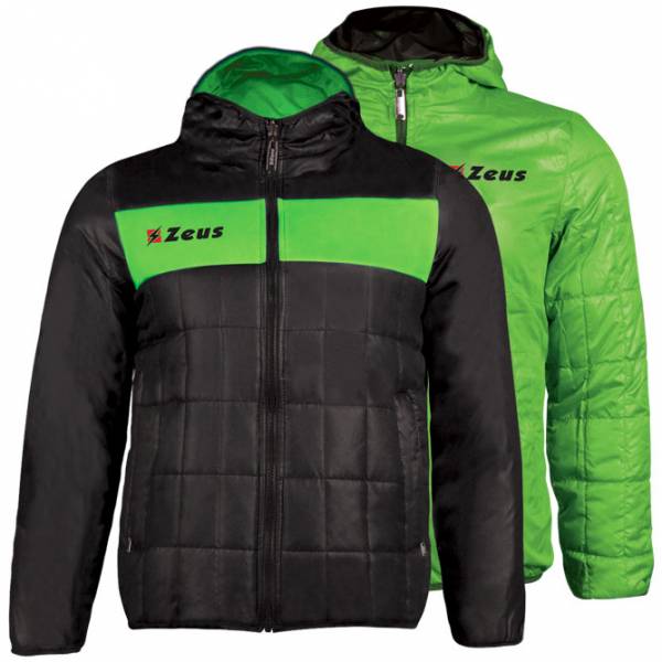 Zeus Giubbotto Apollo 2en1 Hommes Veste réversible noir vert