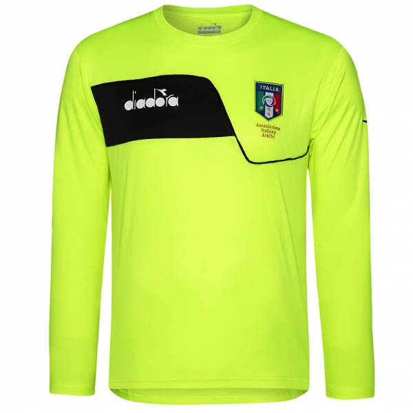 Italie AIA Diadora Hommes Maillot d'arbitre d'entraînement à manches longues 102.173021-97015