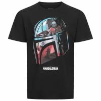 GUERRE STELLARI Mandalorian Helmet Uomo T-shirt POMTS180BLK