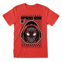 Marvel Comic Spider-Man Miles Morales Hooded Spider Men T-shirt SMM05554TSC