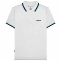 Lambretta Triple Tipped Uomo Polo SS1650-WHT-CN-S