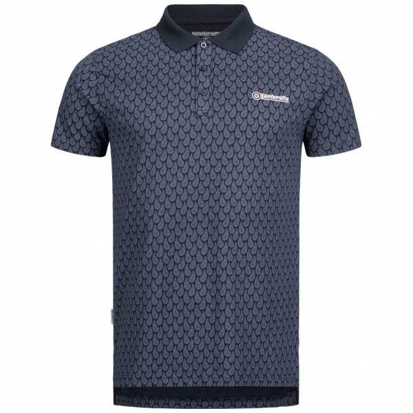 Lambretta Paisley Allover Print Herren Polo-Shirt SS6671-NAVY