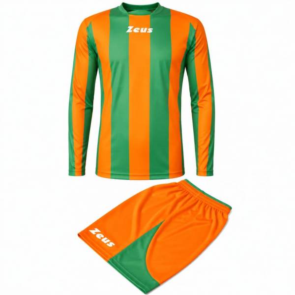 Zeus Kit Zagor Conjunto de fútbol + Pantalones cortos 2 piezas arancio/verde