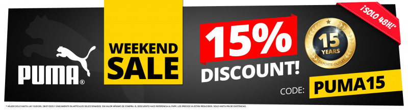 Puma Sale 15%
