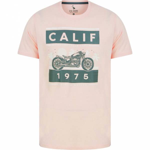 Sth. Shore Calif Bike Hommes T-shirt 1C18108 Rose craie
