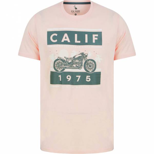 Sth. Shore Calif Bike Mężczyźni T-shirt 1C18108 Kreda różowa