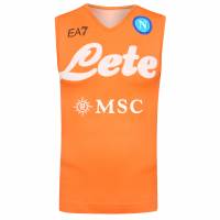 SSC Neapel EA7 Emporio Armani Hombre Función Camiseta sin mangas naranja EA7SSCN37-ORANGE