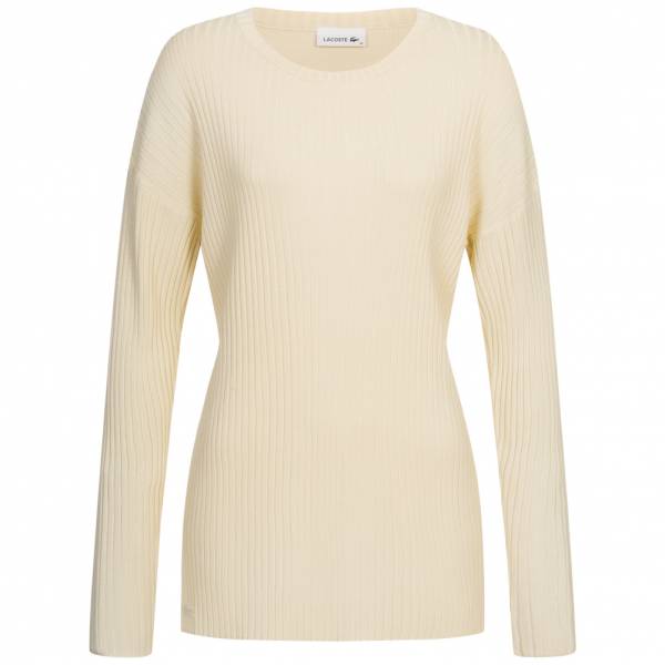 LACOSTE Flat Rib Crewneck Femmes Pull AF3145-CBQ