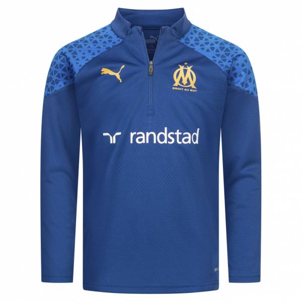Olympique Marseille PUMA Training 1/4-Zip Kinderen Sweatshirt 771918-20