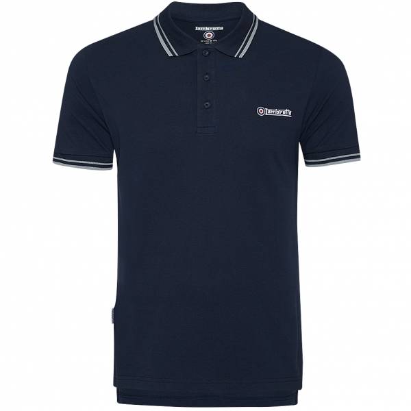 Lambretta Twin Tipped Herren Polo-Shirt SS1608-NVY/GRY