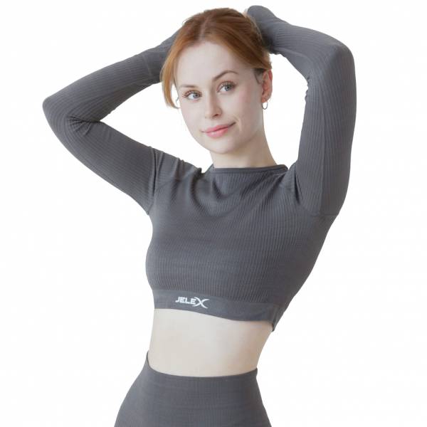 JELEX &quot;Amelia&quot; Women Fitness Long-sleeved Top grey