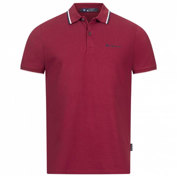 BEN SHERMAN Twin Tipped Hommes Polo 0076270NR-RED