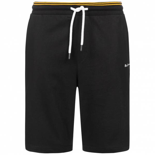 BEN SHERMAN Tipped Rib Hommes Short en sweat 0065223-NOIR