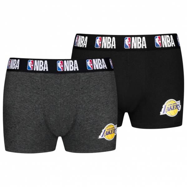 Los Angeles Lakers NBA Herren 2er Pack Boxershorts 8003712-LAK