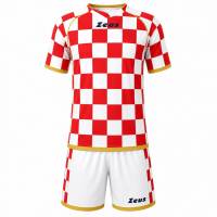 Zeus Kit Kroazia Herren Trikot-Set 2-teilig bianco/rosso