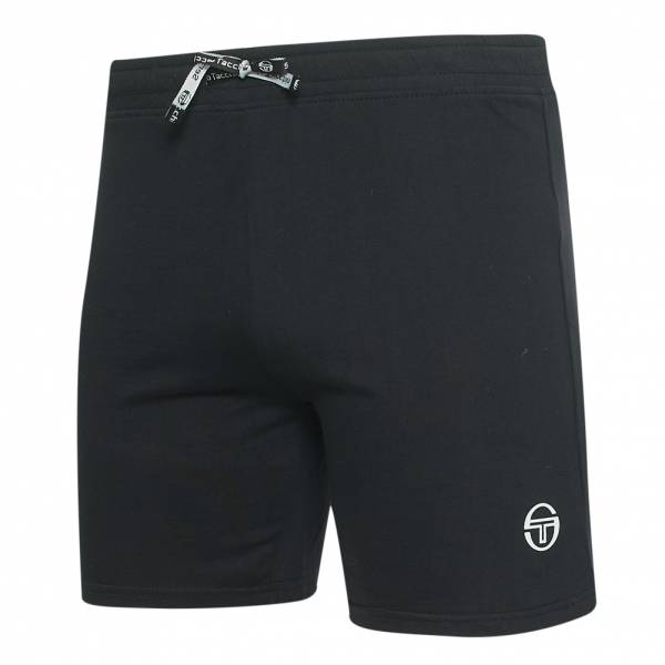 Sergio Tacchini Hombre pantalones cortos deportivos ligeros negros 39491427