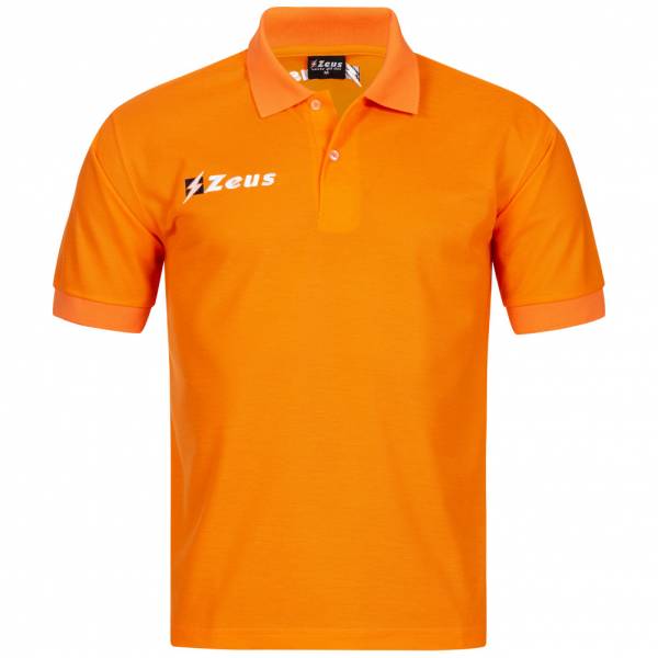 Zeus Basic Heren Poloshirt oranje