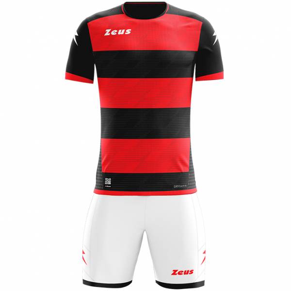 Zeus Icon Teamwear Set Maglia con pantaloncini rosso nero