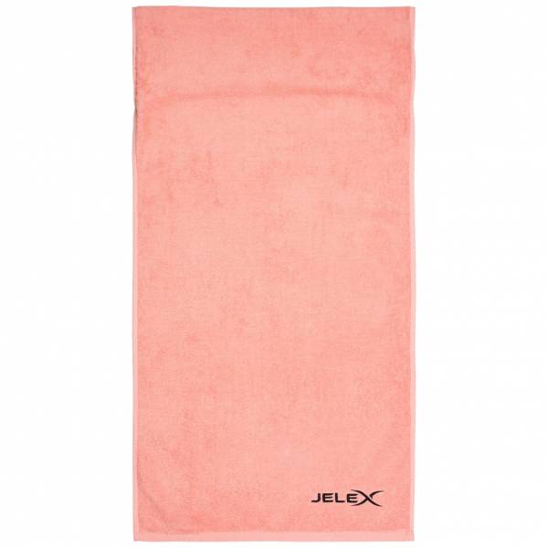 JELEX &quot;100FIT&quot; Fitness Towel with Zipped Pocket pink