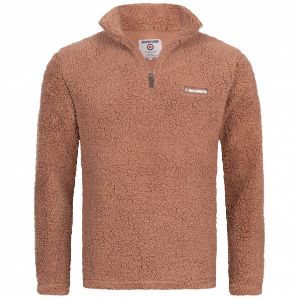 Image of Lambretta Sherpa QTR 1/4-Zip Polar Uomo Giacca in pile SS0237-BRN
