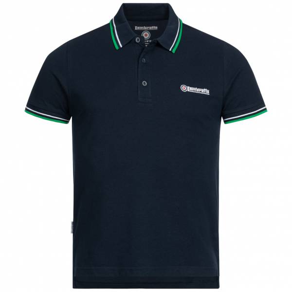 Lambretta Twin Tipped Hommes Polo SS1608-N/G/W