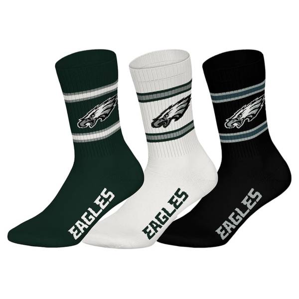 Philadelphia Eagles NFL Unisex Crew Socken 3 Paar 22270001-3599