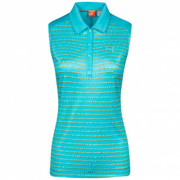 PUMA Damen Golf Dotted ärmellos Polo-Shirt 562691-02