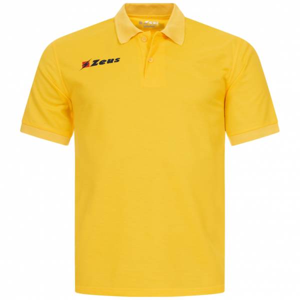 Zeus Basic Heren Poloshirt geel