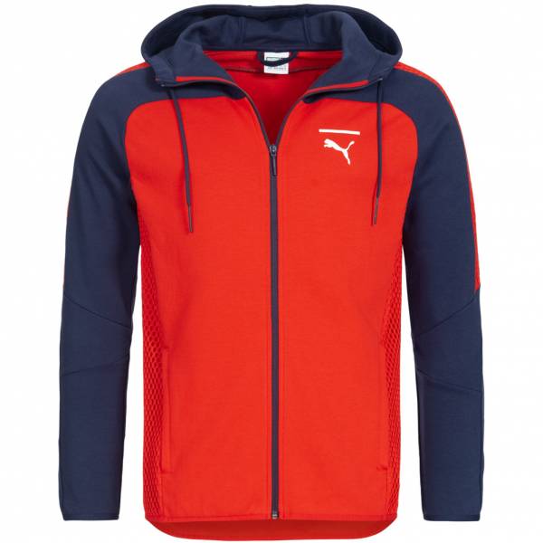 PUMA Pace Net Colorblock Full Zip Herren Sweatjacke 577173-01