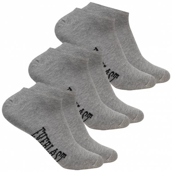 Everlast Calcetines cortos 3 pares gris 179091