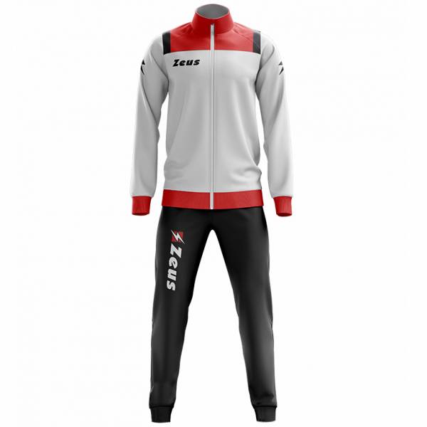 Zeus Tuta Relax Vesuvio Men Tracksuit White Red