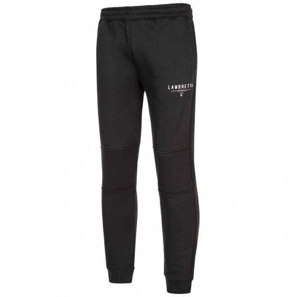 Lambretta Slim Fit Jogger Hommes Pantalon de survêtement SS9883 Noir