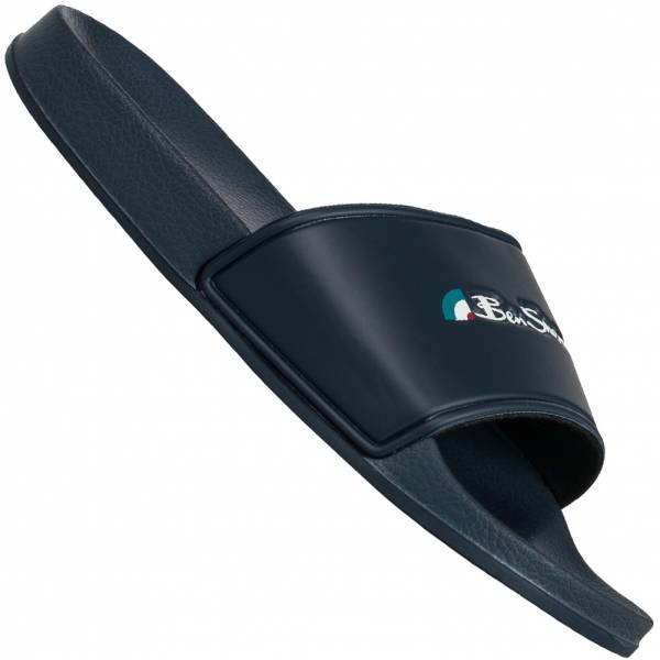 BEN SHERMAN Slide Badelatschen navy
