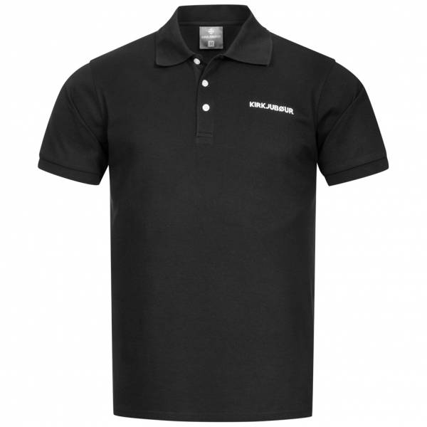 KIRKJUBØUR ® &quot;Jørd&quot; Men Polo Shirt black