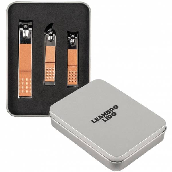 LEANDRO LIDO &quot;Pescara&quot; Manicure Set 4-piece bronze