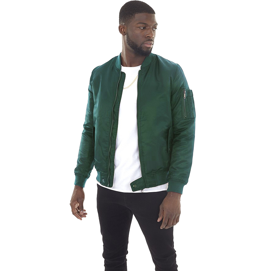 Mira cuatro veces preocuparse BRAVE SOUL Oslo Hombre Chaqueta bomber MJK-OSLOPKC VERDE | deporte-outlet.es