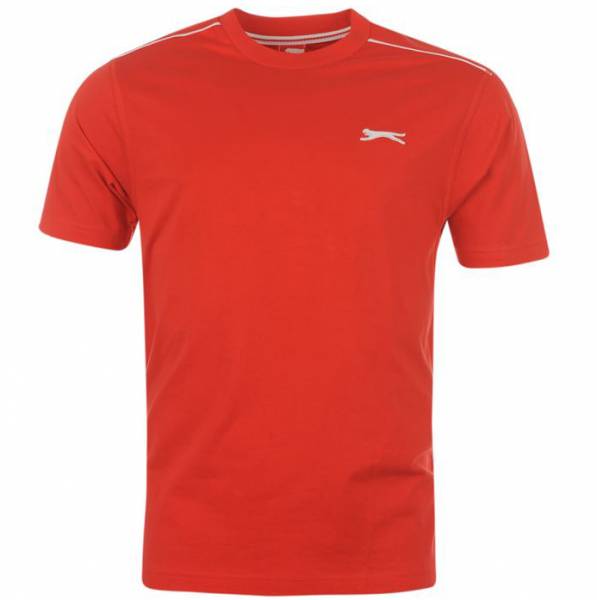 Slazenger Herren Rundhals T-Shirt rot