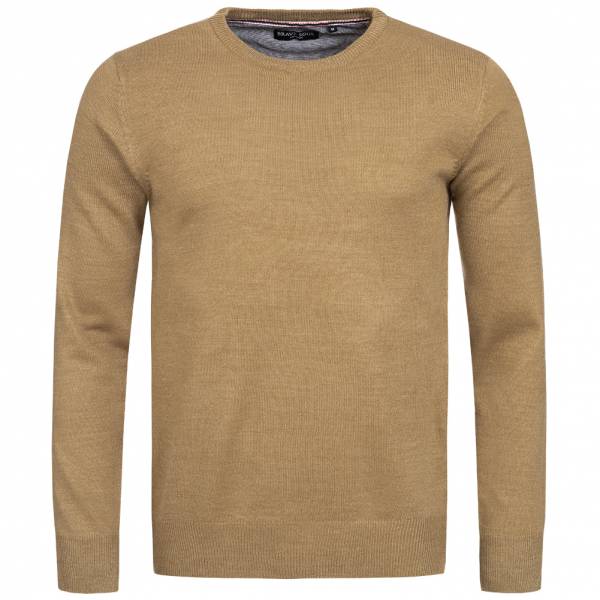 BRAVE SOUL Parsec Crew Neck Herren Sweatshirt MK-279PARSECH BEIGE