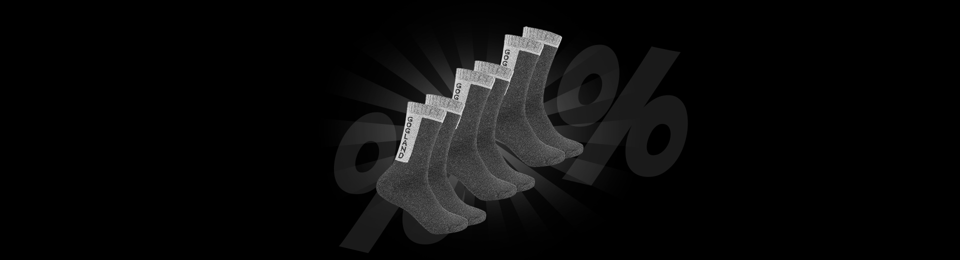 GOGLAND 3 Pairs of Outdoor Socks solo 2,22 €
