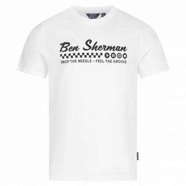 BEN SHERMAN Feel the Groove Hombre Camiseta 1012965-BLANCO