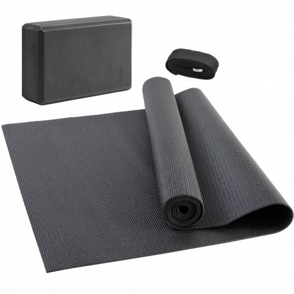 JELEX &quot;Niyama&quot; Yoga Set 3 pcs. Yoga Strap, mat and block