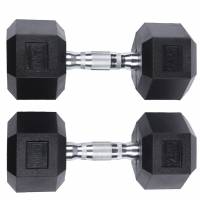 SPORTINATOR 12,5 kg Hexagon Hantel 2er-Set
