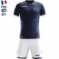 Zeus Mundial Teamwear Set Maglia con pantaloncini bianco navy