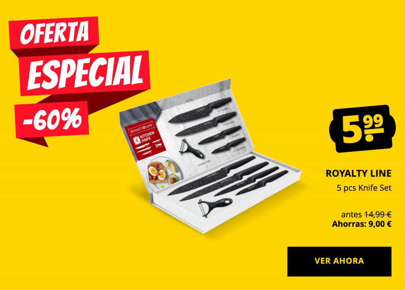 ROYALTY LINE 5 pcs Knife Set  solo 5,99 €