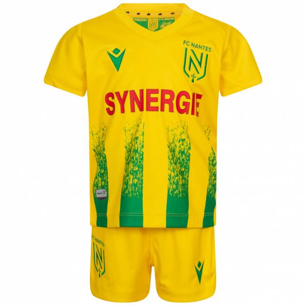 FC Nantes macron Bebé Authentic Conjunto de fútbol de primera equipación 58199582