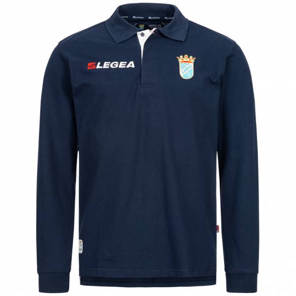 Xerez Club Deportivo Legea Polo de présentation à manches longues bleu marine